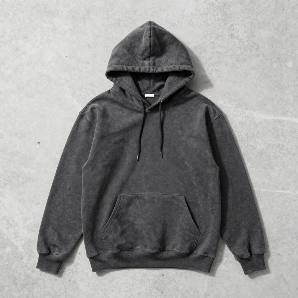 Charcoal Overdyed Heavy Hoodie