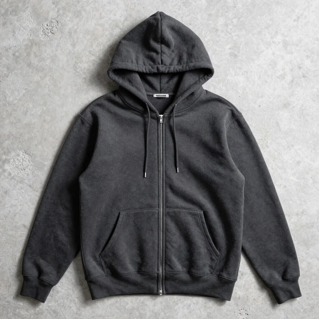 Full-Zip Structural Hoodie