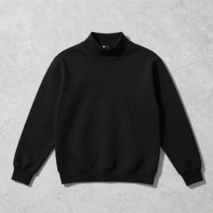 Architectural Mock Neck Sweatshirt