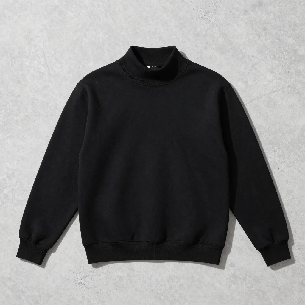 Architectural Mock Neck Sweatshirt